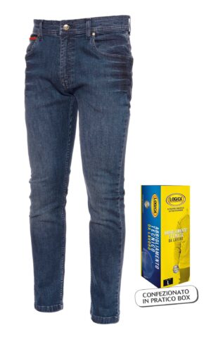 SMARTBOX-JEANS-SLAVATO-CON-PORTATELEFONO-IN-BOX JEANS SLAVATO CON PORTATELEFONO IN BOX - immagine 1