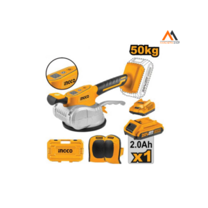 CTVLI20101-L VENTOSA VIBRANTE PER PIASTRELLE C/BATTERIA 20V E GINOCCHIERE - immagine 1