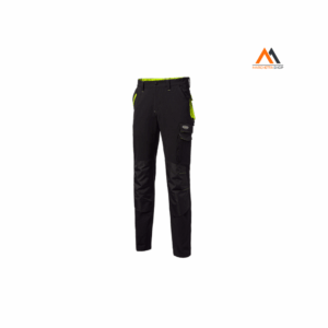 PANT-POLIAM-SPANDEX-NERO-GIALLO PANT.90%POLIAM 10%SPANDEX NERO/GIALLO - immagine 1